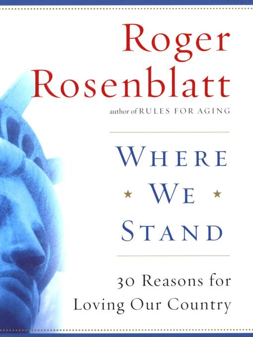 Title details for Where We Stand by Roger Rosenblatt - Available